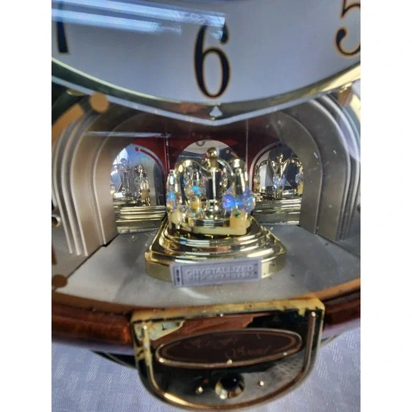 Seiko Swarovski Crystals Melodies in Motion Wall Clock QXM147BRH FOR PARTS